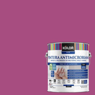 Pintura Antimicrobiana Semibrillante 1 galn(es) Fucsia Puerto Princesa 