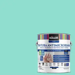KOLOR - Pintura Antimicrobiana 1 galón(es) Semibrillante Verde Chieti
