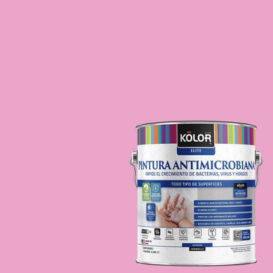 Pintura Antimicrobiana Semibrillante 1 galn(es) Rosado Costa De Marfil 