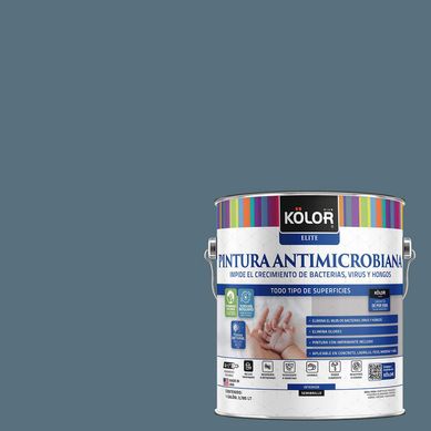 Pintura Antimicrobiana Semibrillante 1 galn(es) Azul Samoa 