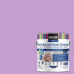 KOLOR - Pintura Antimicrobiana 1 galón(es) Semibrillante Púrpura Palmer