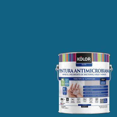 Pintura Antimicrobiana Semibrillante 1 galn(es) Azul Timaru 