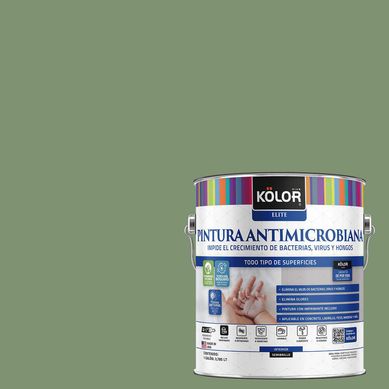Pintura Antimicrobiana Semibrillante 1 galn(es) Verde West Midlands 