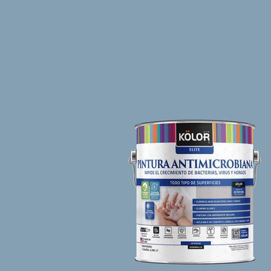 Pintura Antimicrobiana Semibrillante 1 galn(es) Celeste Dewas 