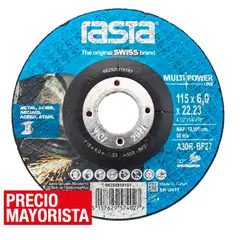 RASTA - Disco de desbaste 4,5" óxido de aluminio
