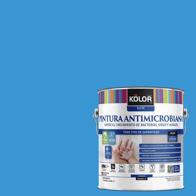 Pintura Antimicrobiana Semibrillante 1 galn(es) Celeste Venetto 