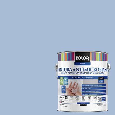 Pintura Antimicrobiana Semibrillante 1 galn(es) Celeste Cochina 