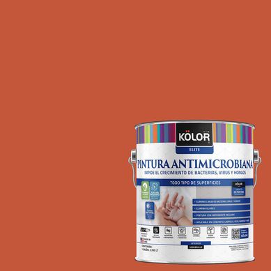Pintura Antimicrobiana Semibrillante 1 galn(es) Rojo Pescara 