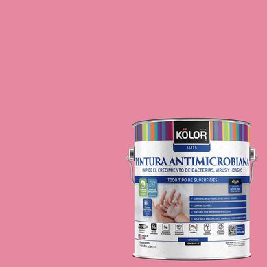 Pintura Antimicrobiana Semibrillante 1 galn(es) Rosado Brabante 
