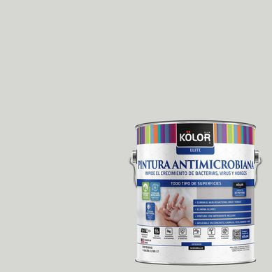 Pintura Antimicrobiana Semibrillante 1 galn(es) Gris Coton 