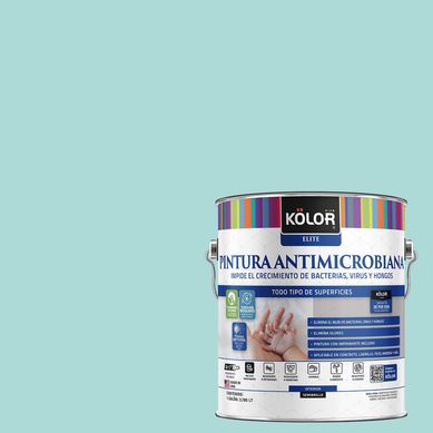 Pintura Antimicrobiana Semibrillante 1 galn(es) Verde Lutak 