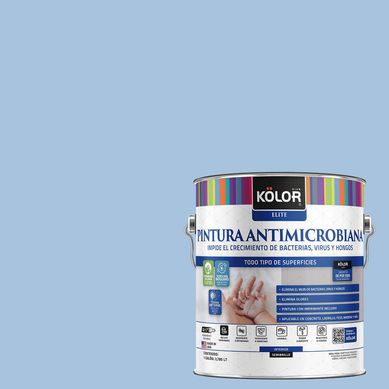 Pintura Antimicrobiana Semibrillante 1 galn(es) Celeste Ciudad Real 