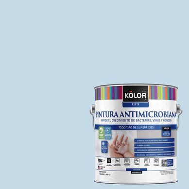 Pintura Antimicrobiana Semibrillante 1 galn(es) Celeste Teleorman 