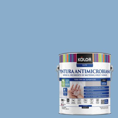 Pintura Antimicrobiana Semibrillante 1 galn(es) Celeste Rumania 