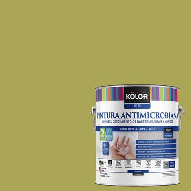 Pintura Antimicrobiana Semibrillante 1 galn(es) Verde Aventrana 