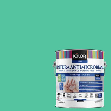 Pintura Antimicrobiana Semibrillante 1 galn(es) Verde Horn 