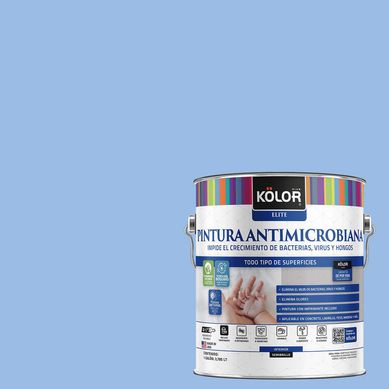 Pintura Antimicrobiana Semibrillante 1 galn(es) Celeste Ramagundam 