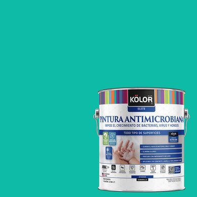 Pintura Antimicrobiana Semibrillante 1 galn(es) Verde Nanded 