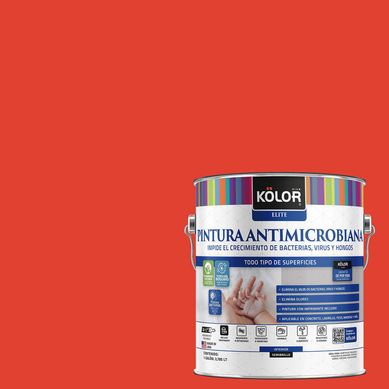 Pintura Antimicrobiana Semibrillante 1 galn(es) Rojo Golden Sands 