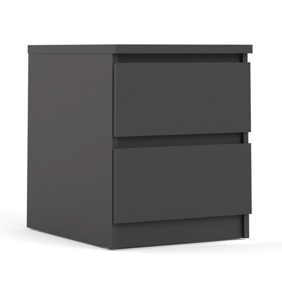 TVILUM - Cajonera 2 Cajón(es) 76230GM 40.4x49.5x50 cm Negro