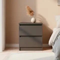 TVILUM - Cajonera 2 Cajón(es) 76230GM 40.4x49.5x50 cm Negro