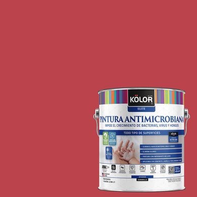 Pintura Antimicrobiana Semibrillante 1 galn(es) Rojo Kartli 