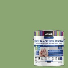 KOLOR - Pintura Antimicrobiana Semibrillante 1 galón(es) Verde Jerez