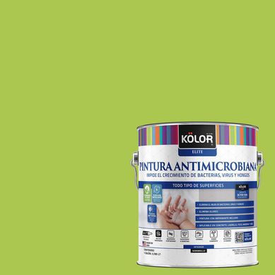 Pintura Antimicrobiana Semibrillante 1 galn(es) Verde Kumamoto 
