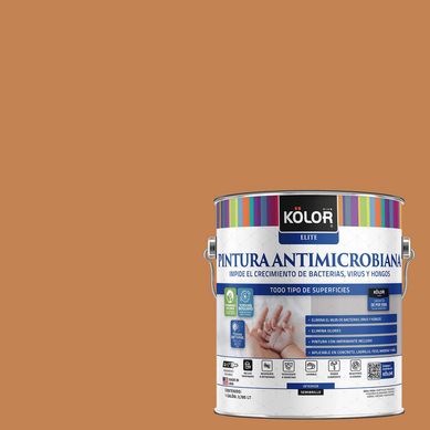 Pintura Antimicrobiana Semibrillante 1 galn(es) Caf Druento 