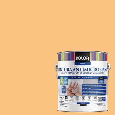 Pintura Antimicrobiana Semibrillante 1 galn(es) Naranjo Saint-tienne 