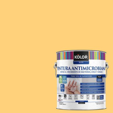 Pintura Antimicrobiana Semibrillante 1 galn(es) Amarillo Fayao 