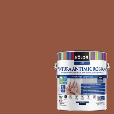 Pintura Antimicrobiana Semibrillante 1 galn(es) Caf Adak 