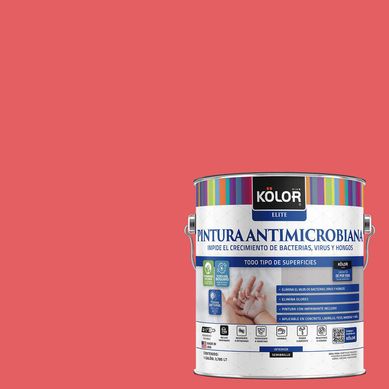 Pintura Antimicrobiana Semibrillante 1 galn(es) Rojo Kodaira 