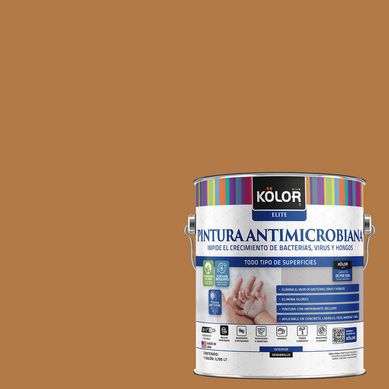 Pintura Antimicrobiana Semibrillante 1 galn(es) Caf Fichit 