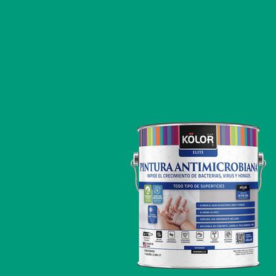 Pintura Antimicrobiana Semibrillante 1 galn(es) Verde Latur 
