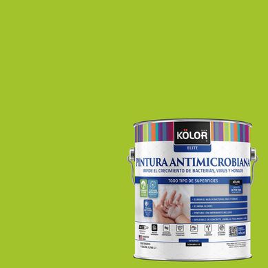 Pintura Antimicrobiana Semibrillante 1 galn(es) Verde Delta 