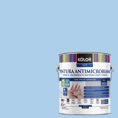 Pintura Antimicrobiana Semibrillante 1 galn(es) Celeste Austria 
