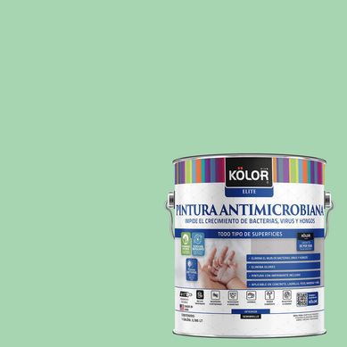 Pintura Antimicrobiana Semibrillante 1 galn(es) Verde Rieti 