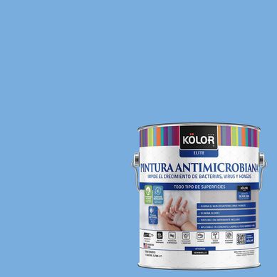 Pintura Antimicrobiana Semibrillante 1 galn(es) Celeste Malta 