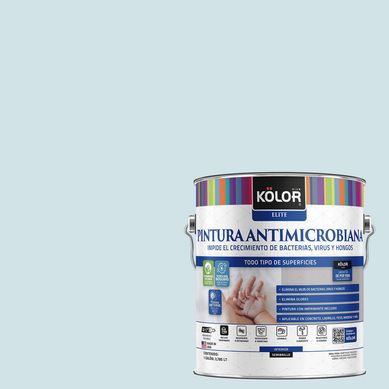 Pintura Antimicrobiana Semibrillante 1 galn(es) Celeste Asni 