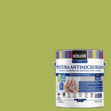 Pintura Antimicrobiana Semibrillante 1 galn(es) Verde Cardedu 