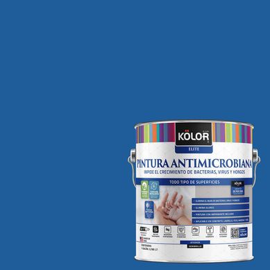 Pintura Antimicrobiana Semibrillante 1 galn(es) Azul Menizo 