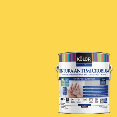 Pintura Antimicrobiana Semibrillante 1 galn(es) Amarillo Molise 