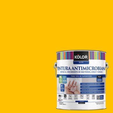 Pintura Antimicrobiana Semibrillante 1 galn(es) Amarillo Camberra 