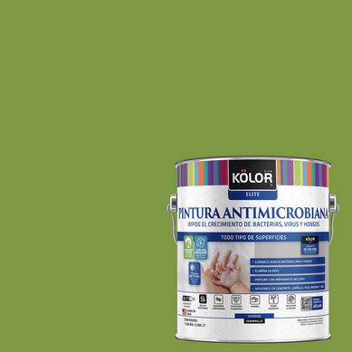 Pintura Antimicrobiana Semibrillante 1 galn(es) Verde Kalinga 
