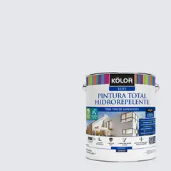 KOLOR - Pintura Hidrorepelente Satinado 1 galón(es) Gris Calibut