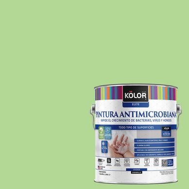 Pintura Antimicrobiana Semibrillante 1 galn(es) Verde Unalska 