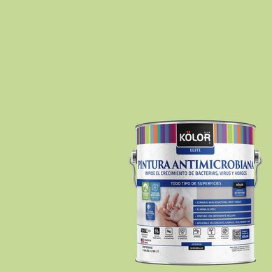 Pintura Antimicrobiana Semibrillante 1 galn(es) Verde Olang 