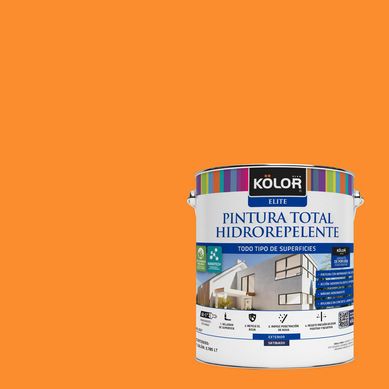 Pintura Hidrorepelente Satinado 1 galn(es) Naranjo Licata 