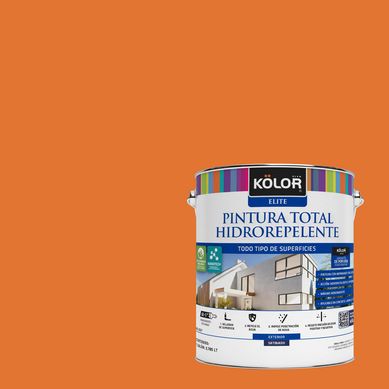 Pintura Hidrorepelente Satinado 1 galn(es) Naranjo Aswn 
